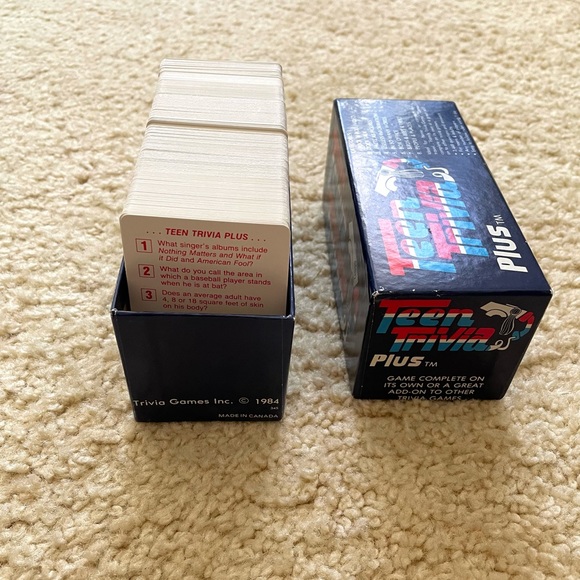 Teen Trivia vintage game from 1984 with 3000+ questions and answers. - Picture 5 of 8
